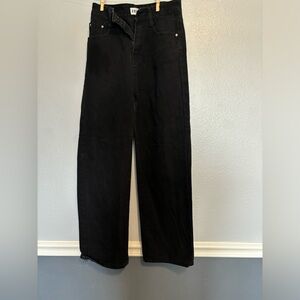 Zemeta black wide leg jeans